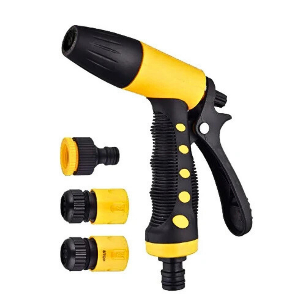 D-Max DMX4268 2 Fonksiyonlu Bahçe Sulama Tabancası Seti 5 Parça 1/2 Uyumlu Extra Güçlü Su Püskürtme Tabancası Su Püskürtücü