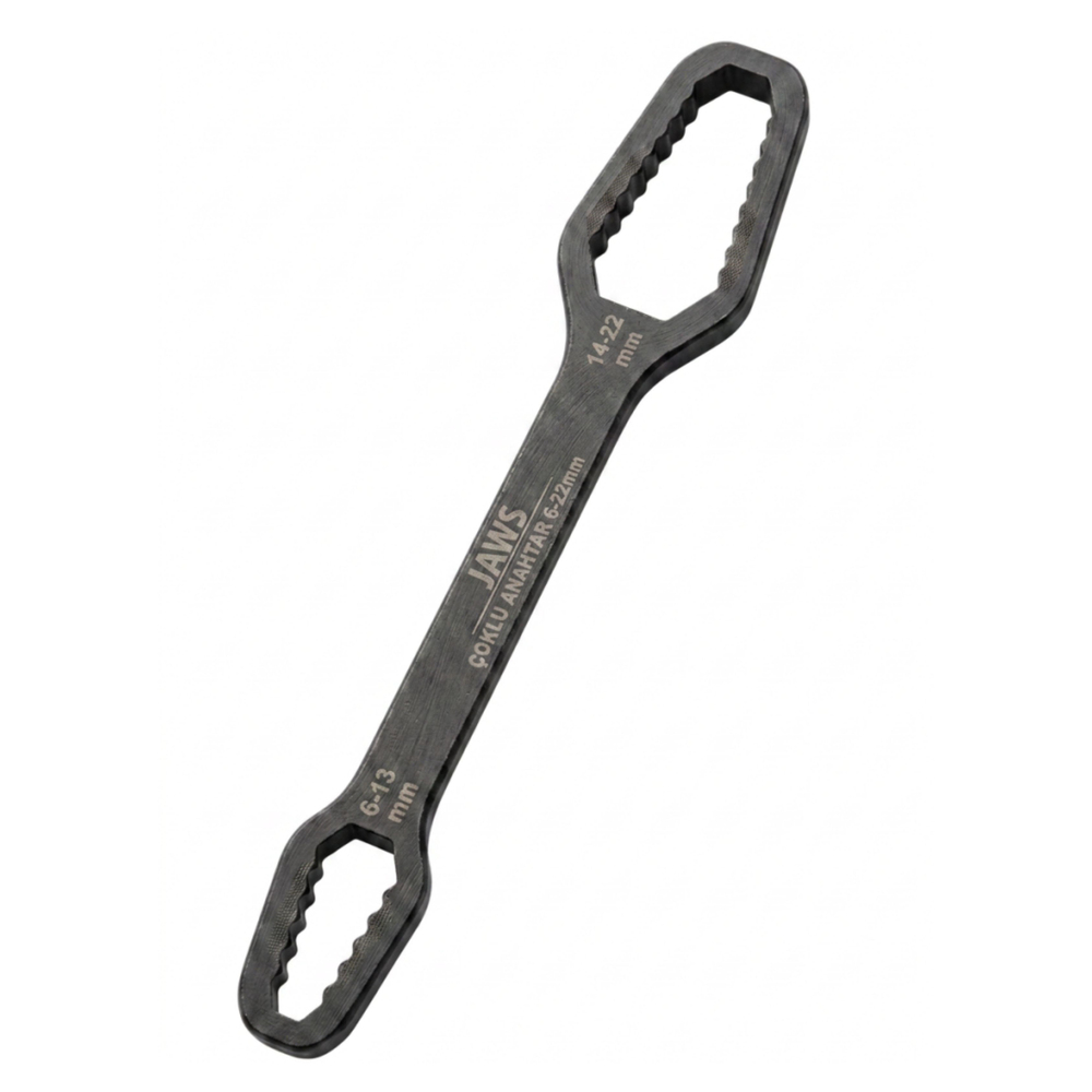 Jaws Çok Amaçlı Evrensel Anahtar 6-22 mm Ayarlanabilir Çoklu Somun Boru Musluk Anahtarı Pratik El Aleti 6-13 14-22 Çoklu Anahtar