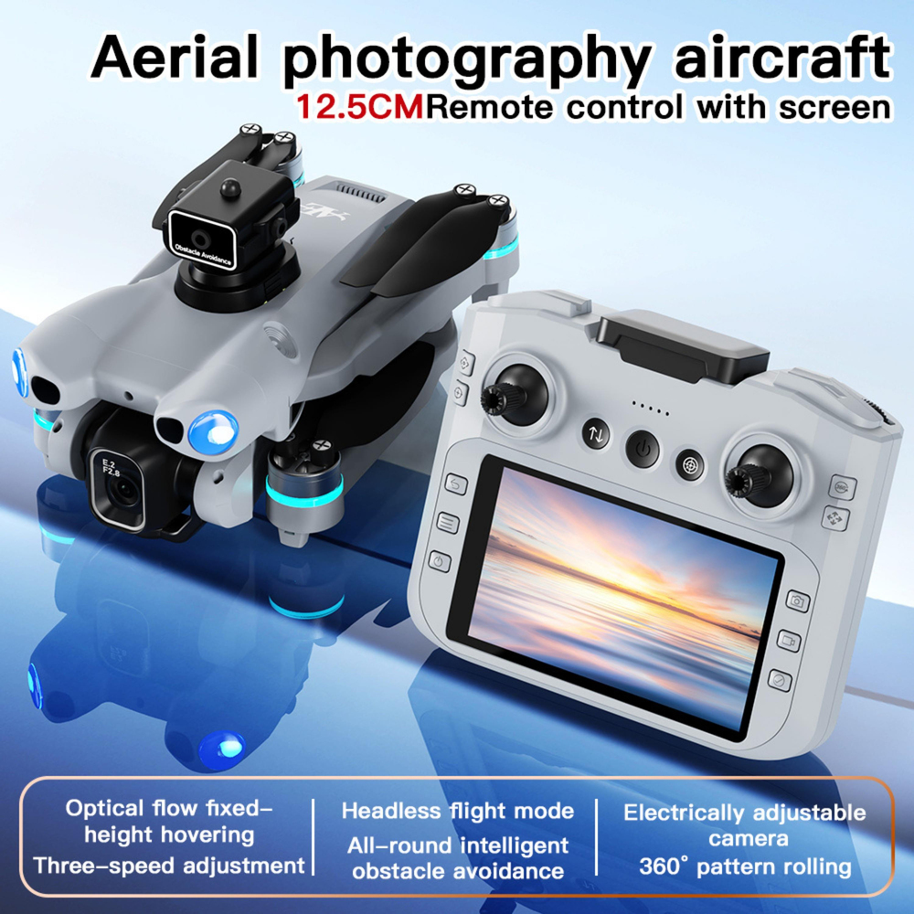 K19 Max HS322 GPS Geri Dönüşlü Çift Kameralı Engel Algılamalı Katlanabilir Hd Kameralı Drone Ekran Kumandalı