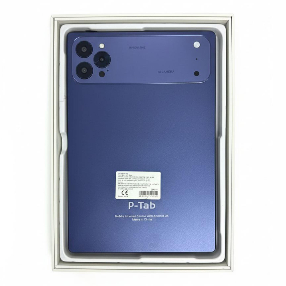 Lacivet P-TAB Aİ İ17 Pro Max+ Tablet 16 GB Ran 1 TB Rom 5G Android Büyük Ekran Tablet Şeffaf Kılıflı Mouse Ve Kalem Setli