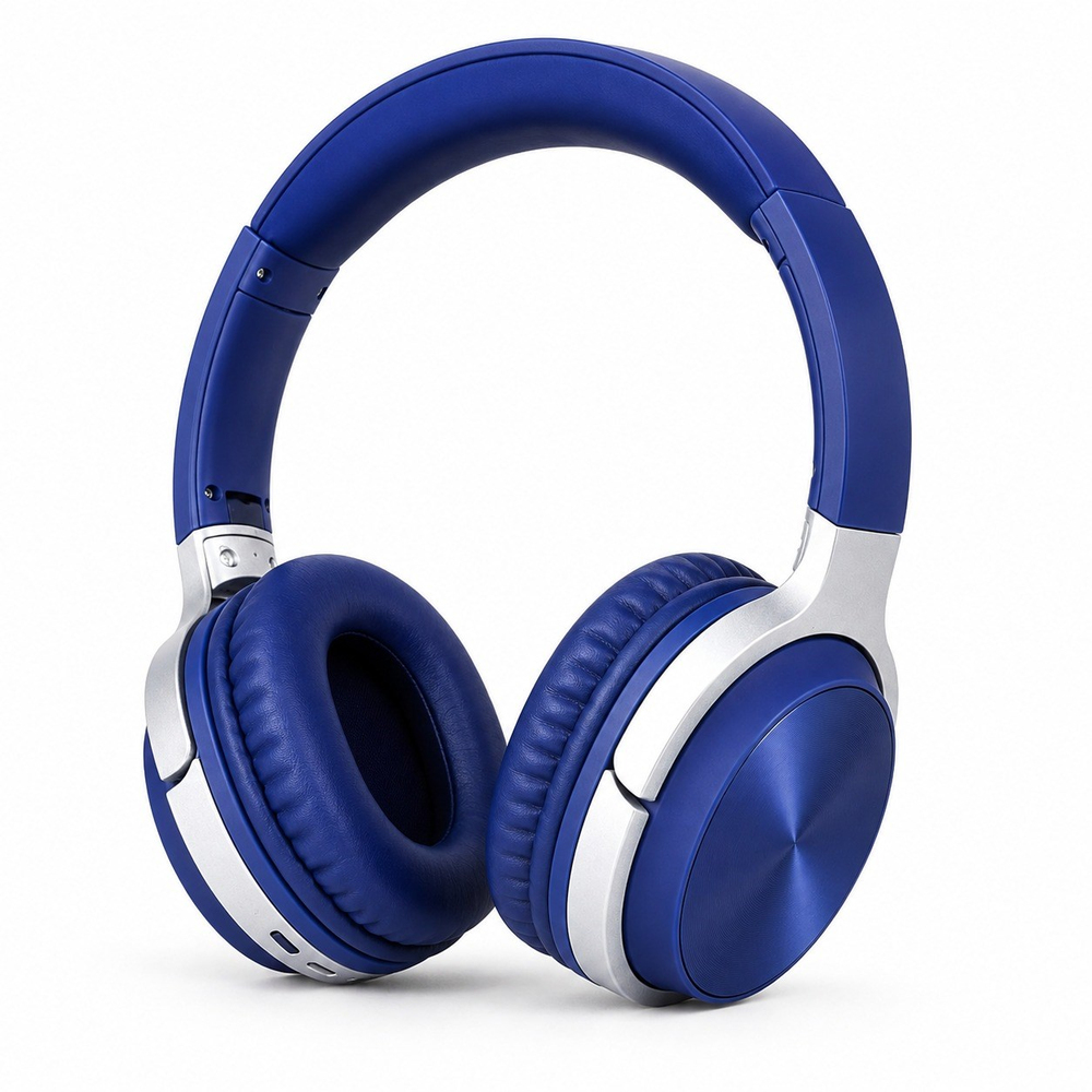 Mavi BT830 Kablosuz Bluetooth 5.0 Kulak Üstü Kulaklık TF Kart Destekli Aux Girişli Şarj Edilebilir Kulaklık