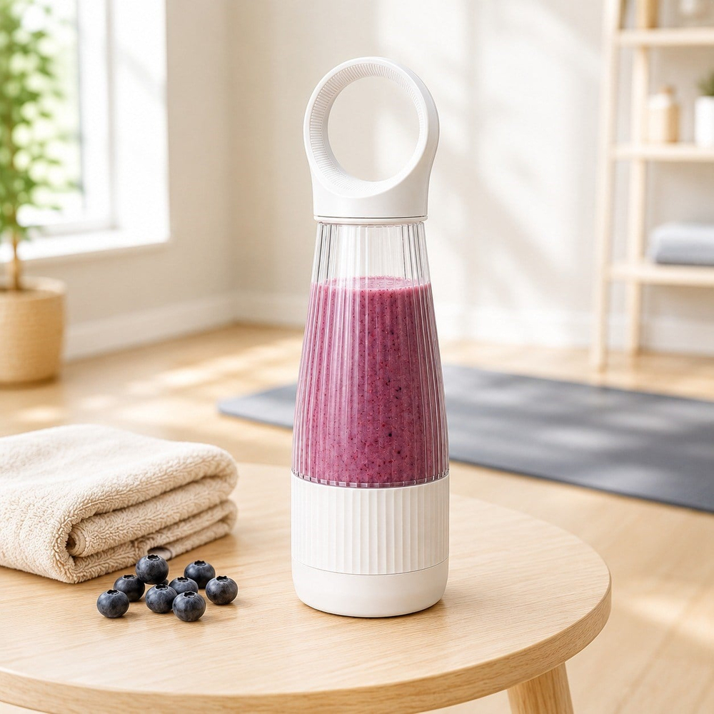 NRX-4335 400 ml 40W Şarjlı Taşınabilir Smoothie Blender 800 mAh Bataryalı USB Şarjlı Meyve ve İçecek Karıştırıcı
