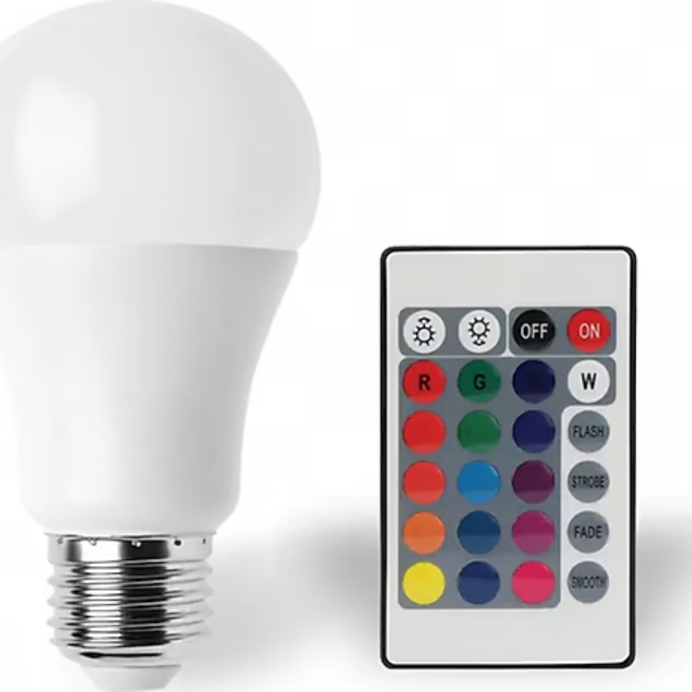 RGB Renk Değiştiren Kumandalı Led Ampul 