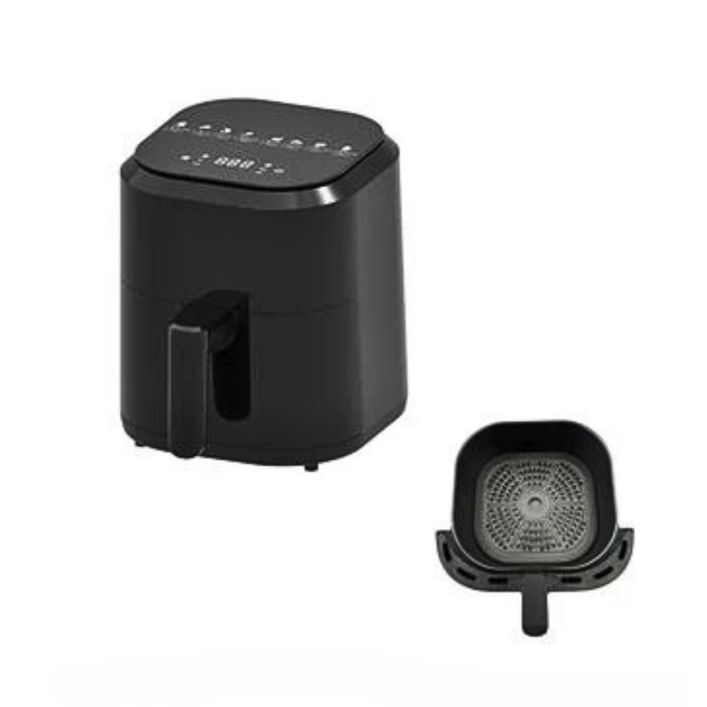 Siyah Mline 4 Litre AirFryer Sıcak Hava Fritözü