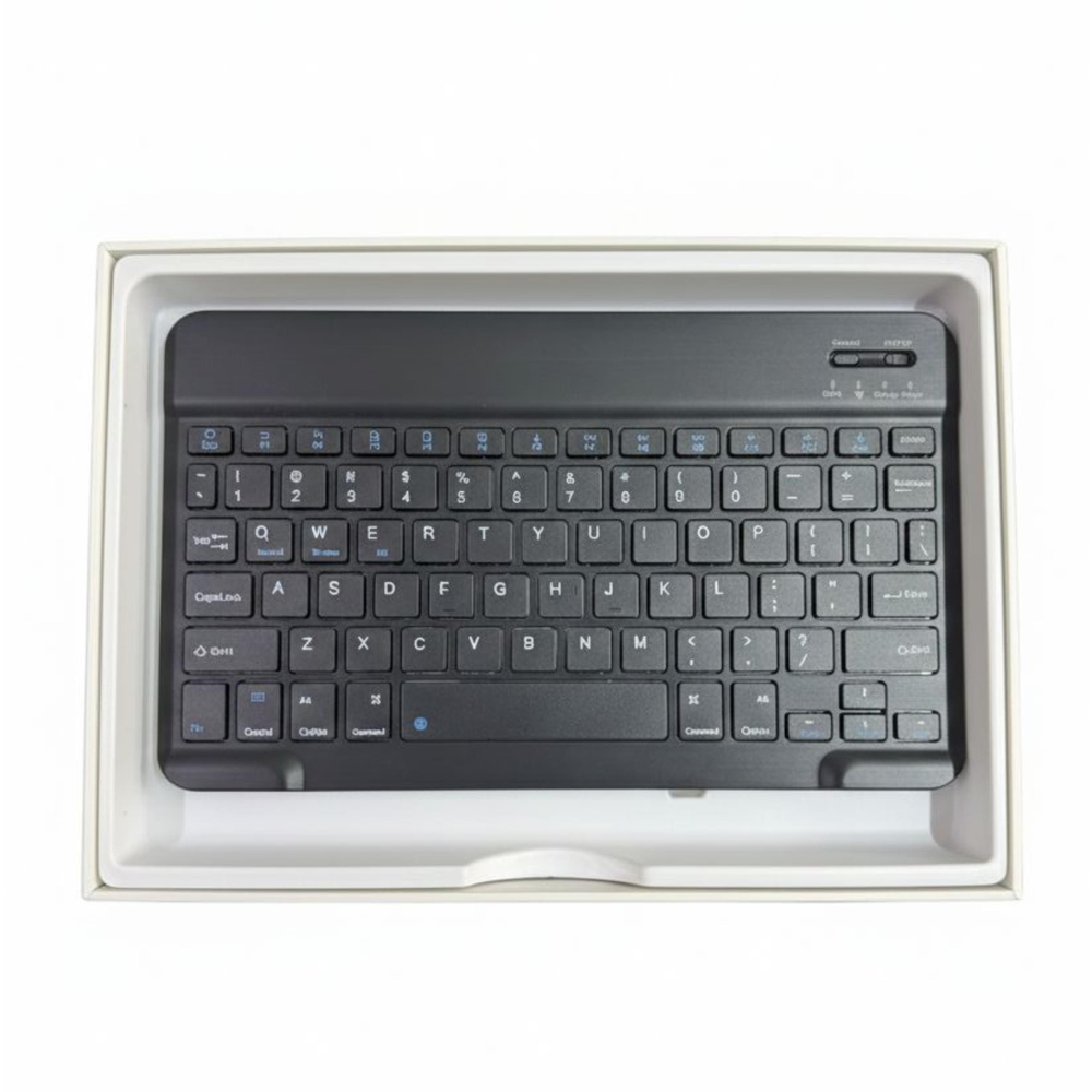 Siyah Panco Tab 17 Pro Max Tablet Kalem Klavye Mouse Seti Android Büyük Ekran Kılıflı Tablet 