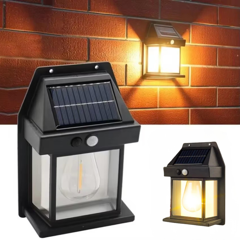 Solar Enerji ile Çalışan Hareket Sensörlü Dış Mekan Duvar Lambası 888  Güneş Paneli Şarjlı Su Geçirmez Işık Bahçe Aydınlatması Otomatik Sensörlü Solar Wall Lamp