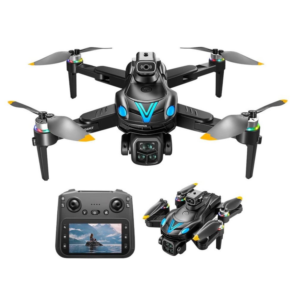 V188 Max HS325 Drone Katlanabilir Kameralı Wifi Bağlantılı Uzaktan Kumandalı Hd Çift Kameralı Mini Drone Ekran Kumandalı 