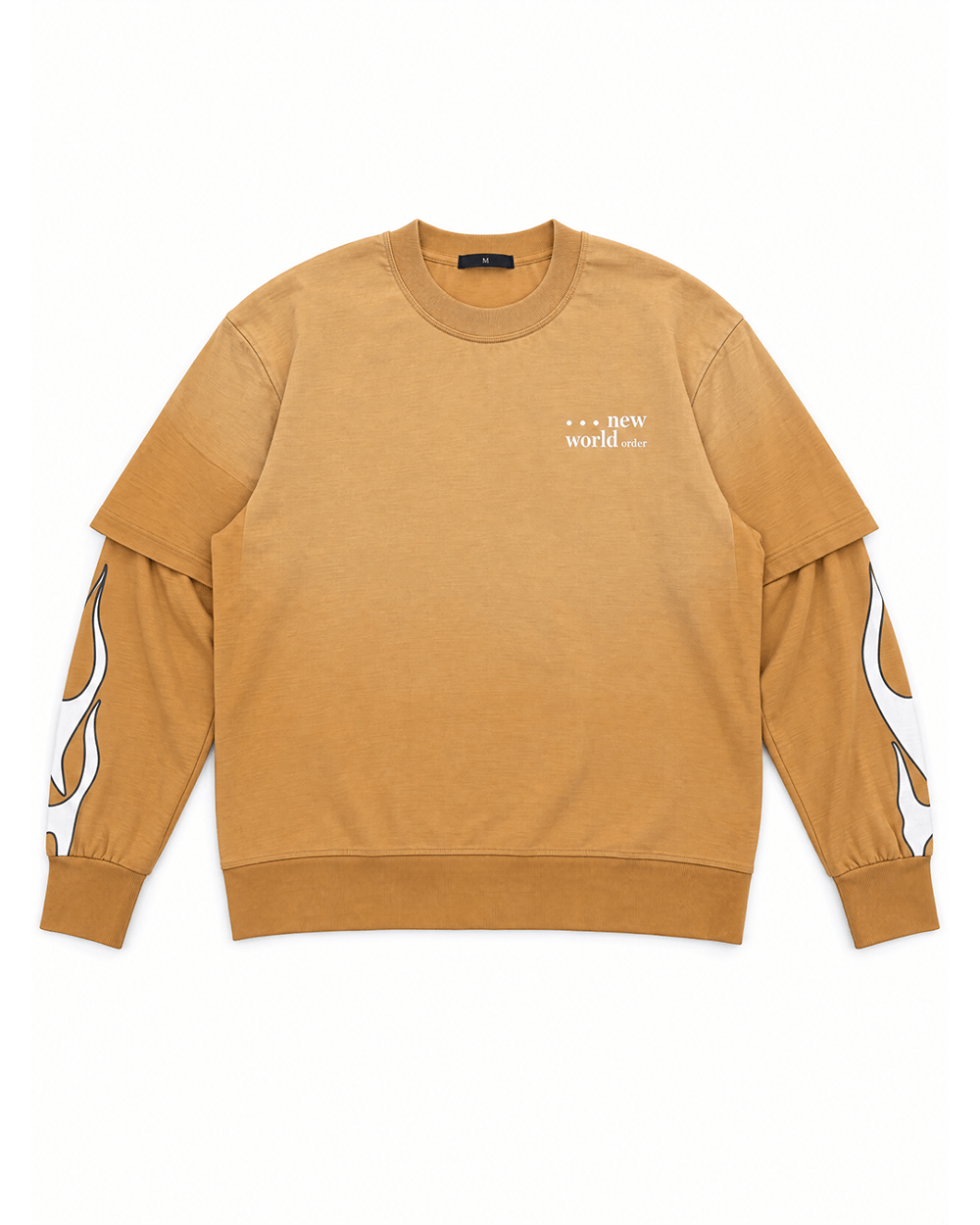 Layered Sweatshirt “RED IGNITE”