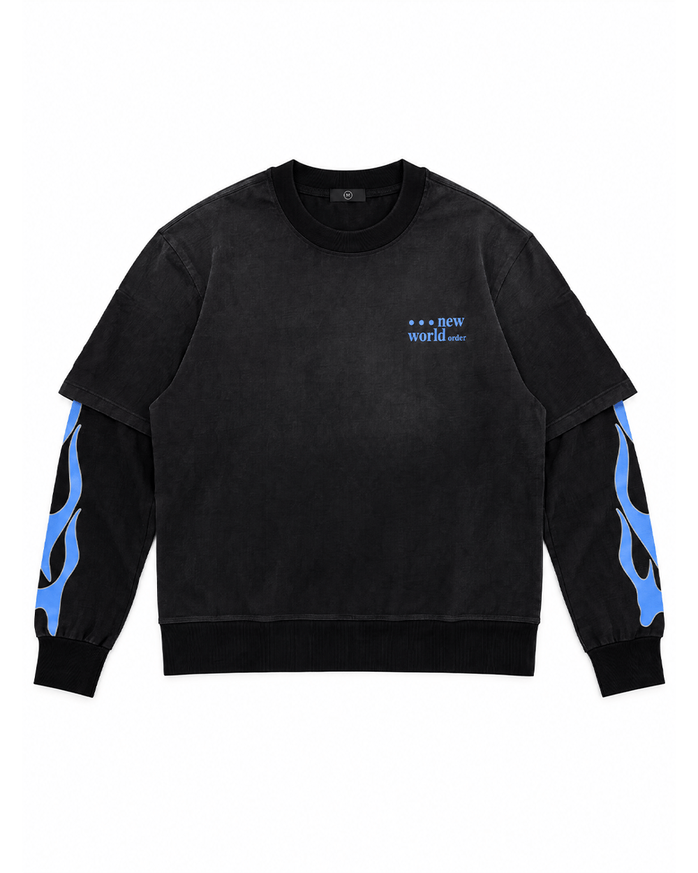 Layered Sweatshirt “RED IGNITE”
