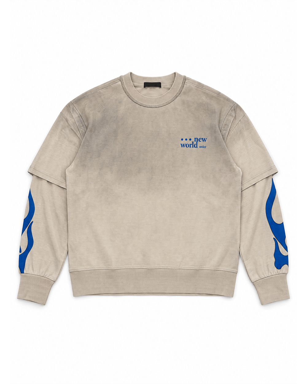 Layered Sweatshirt “RED IGNITE”