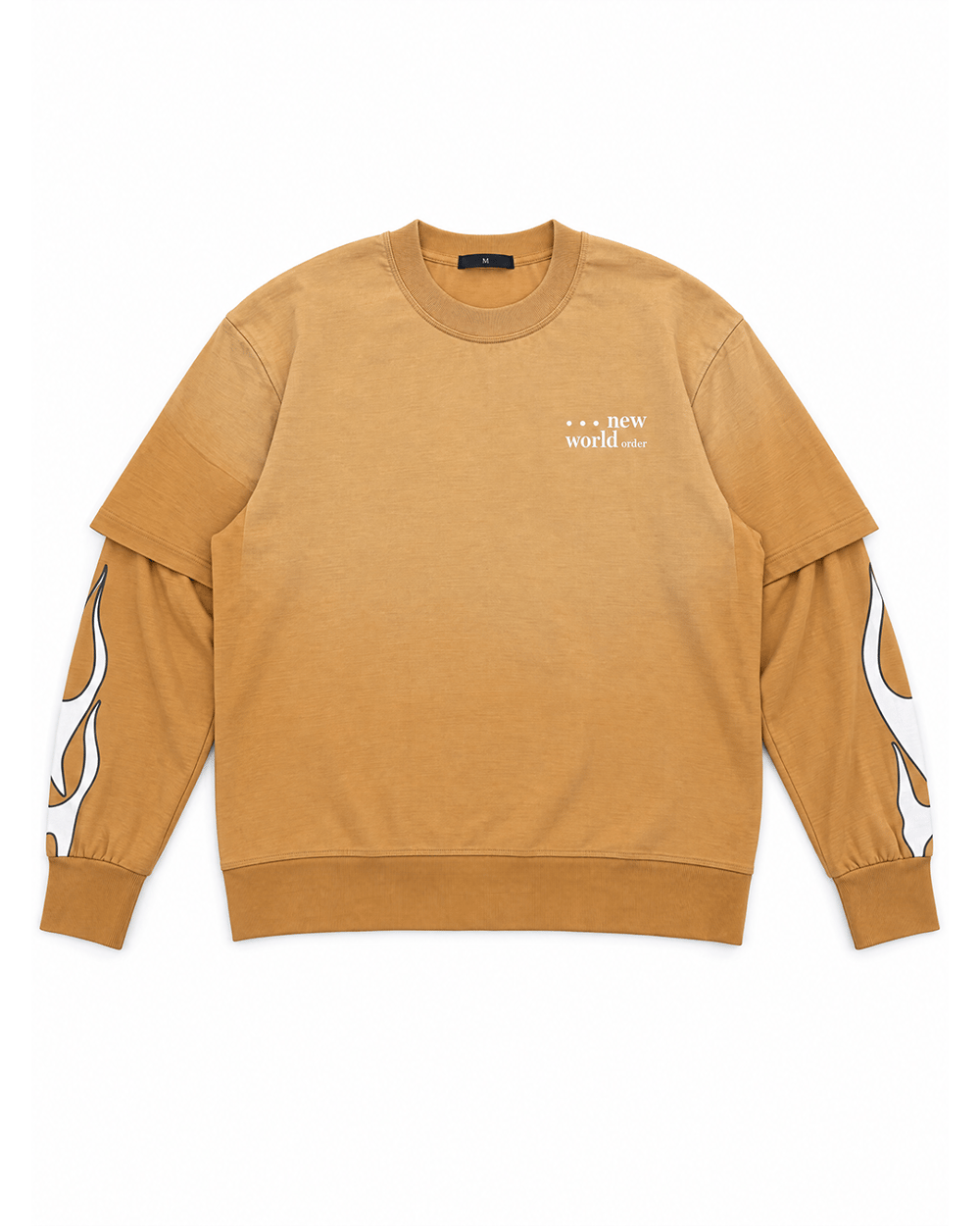 Layered Sweatshirt “RED IGNITE”