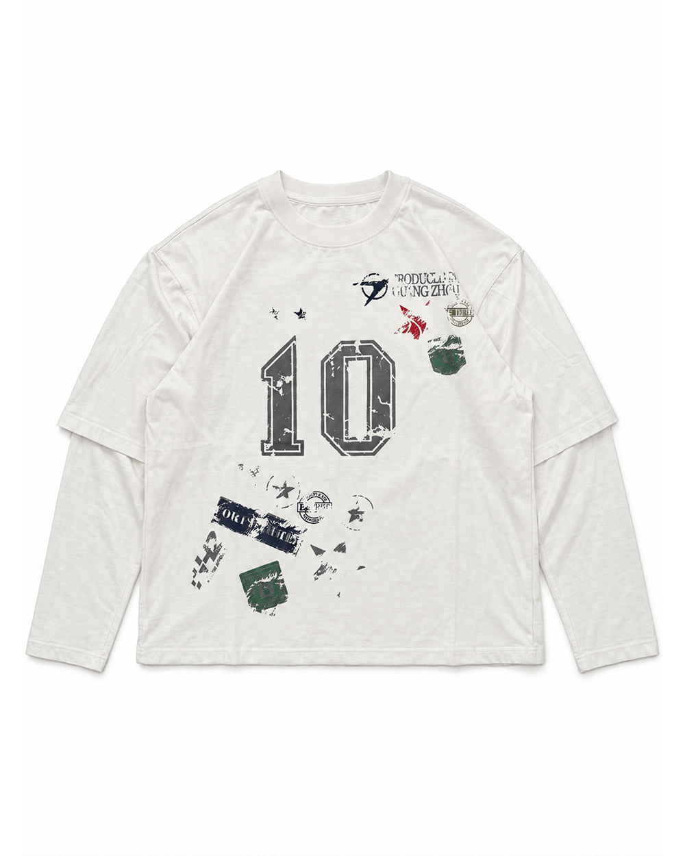 Long Sleeve T-shirt “RED DISTRICT 10”