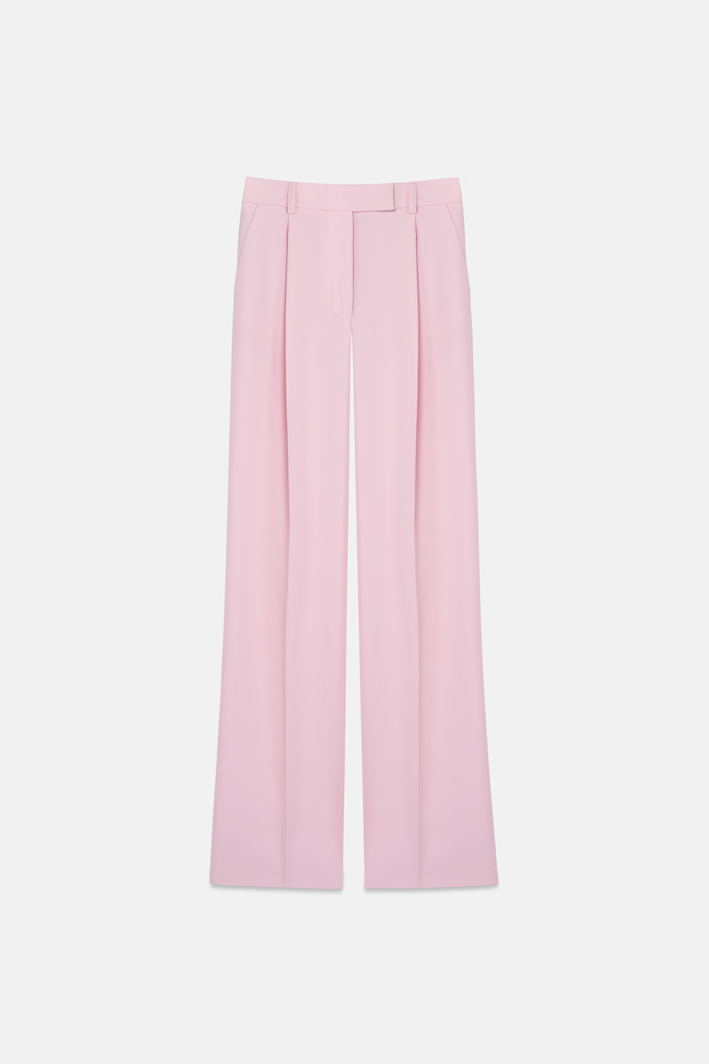 Kadın Pembe Pileli Pantolon