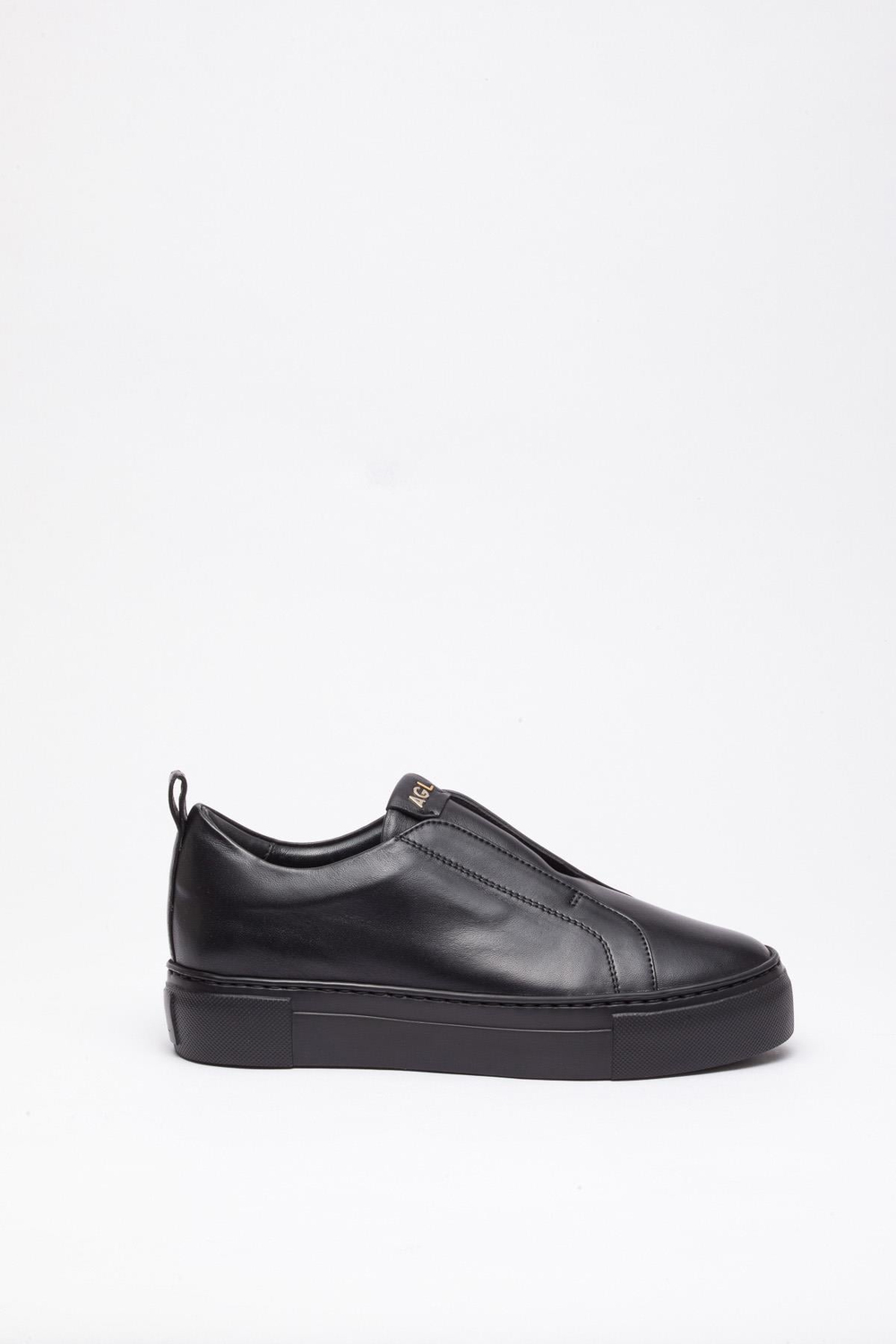 Siyah Deri Sneakers