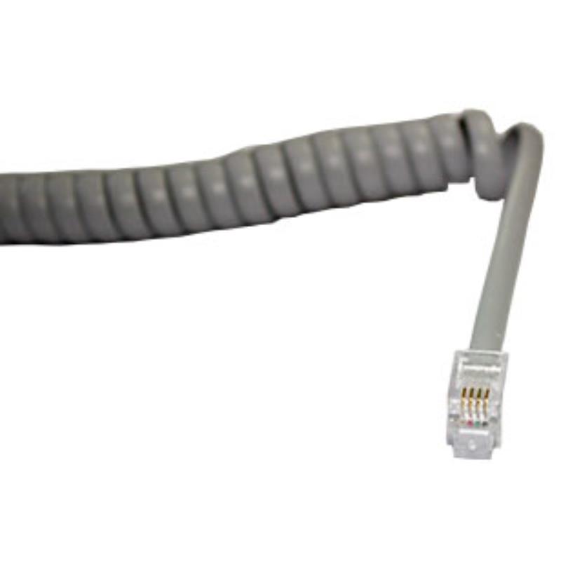 OEM Telefon Spiral Kablosu Gri