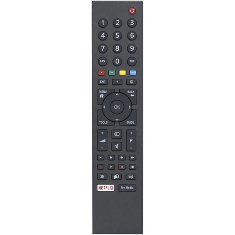 Arçelik  Beko Uyumlu 3D Lcd Tv Kumandası - Netflix Tuşlu