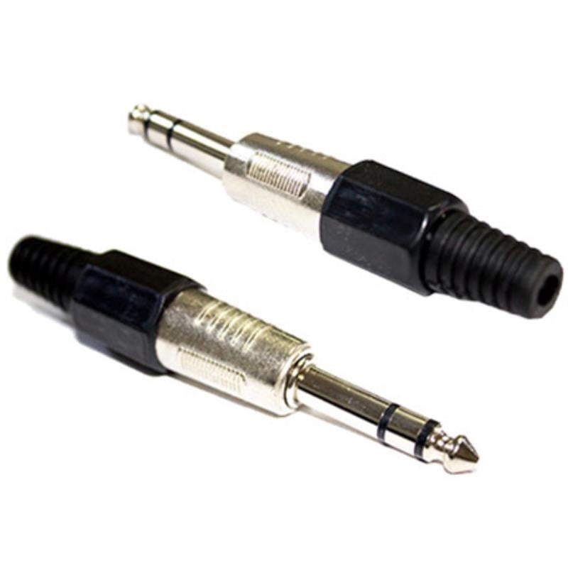 OEM 6,3mm Canon Stereo Gitar Jack RenSiyah