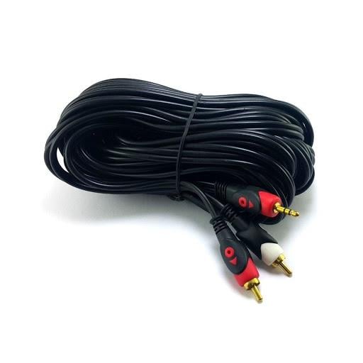 OEM 2RCA-3.5mm Stereo Kablo 5metre Gold Jack