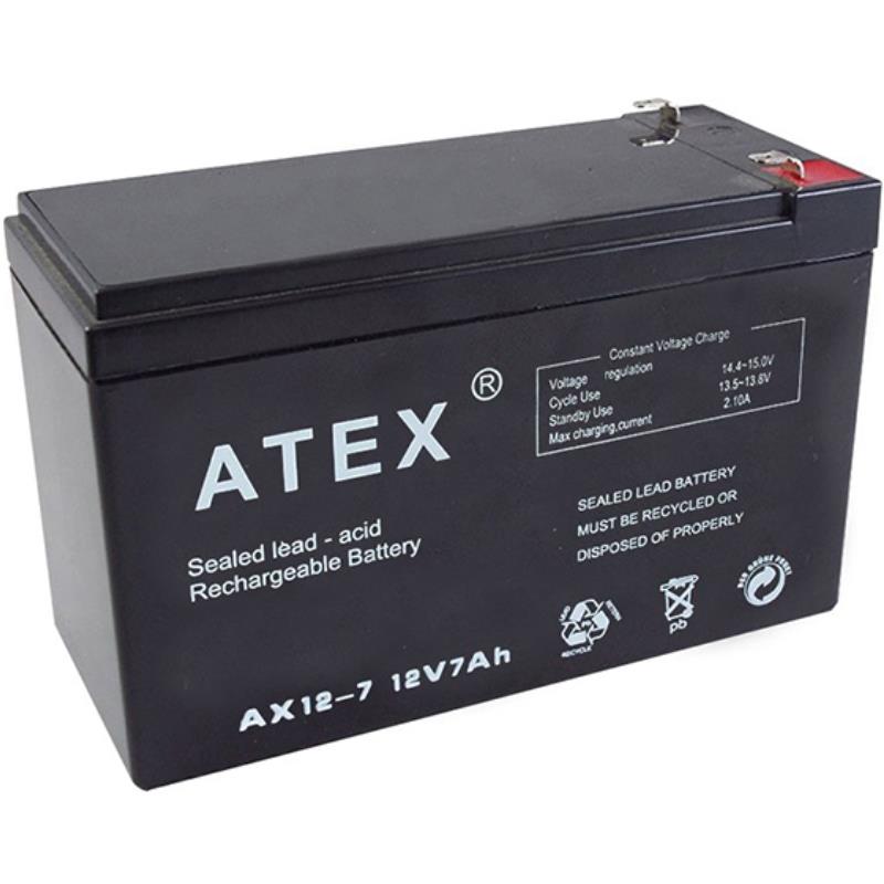 Atex AX- 12V 7 Ah Kuru Akü