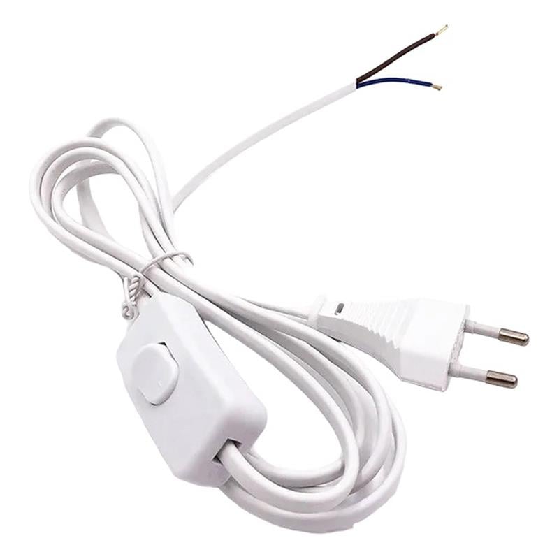 SLine İthal Power Kablo 2 Pin Anahtarlı