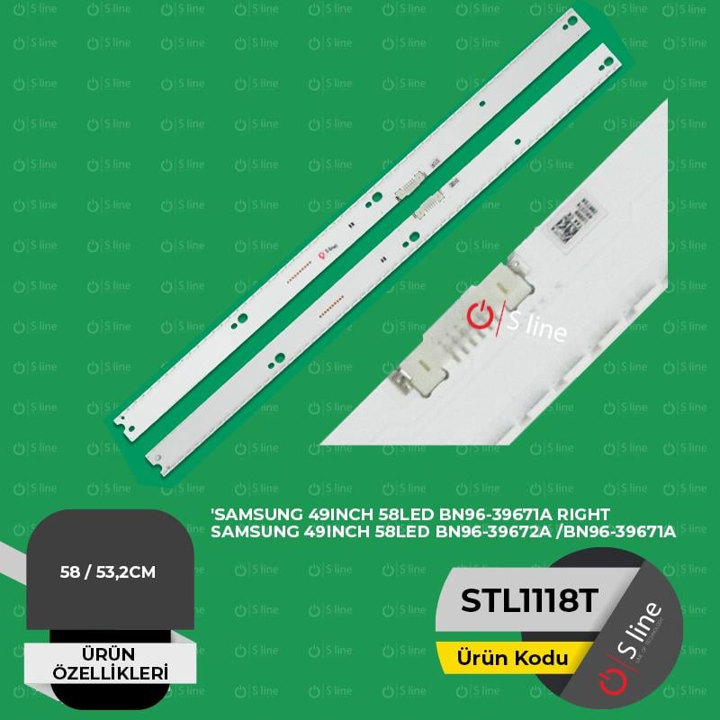49 BN96-39671A, V6ER_490SMA_LED58_R2,BN96-39672A, V6ER_490SMB_LED58_R2 Tv Ledi