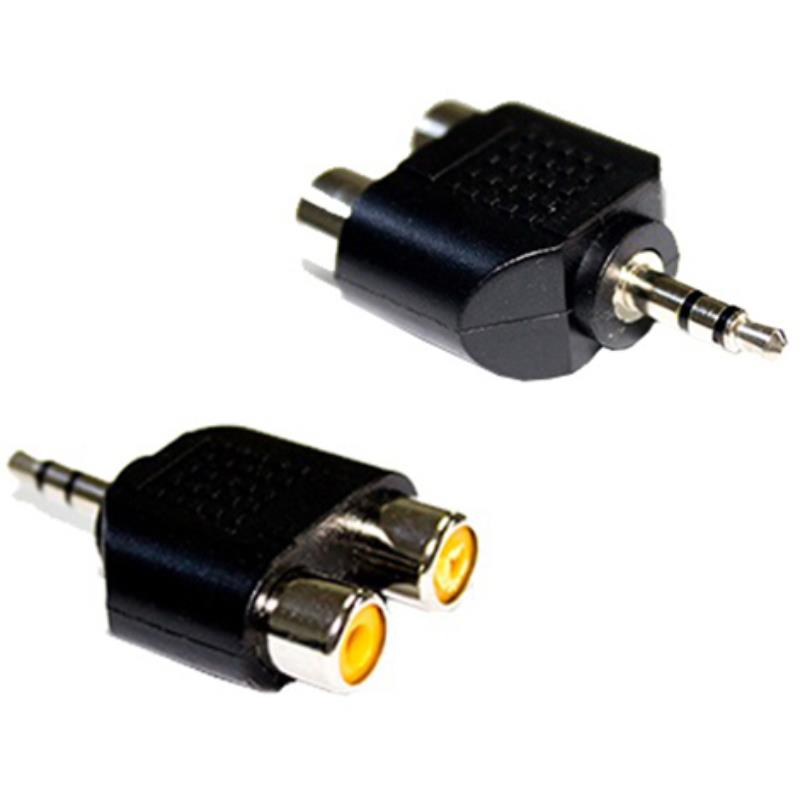 OEM 2 RCA Dişi  3.5 mm Stereo Erkek