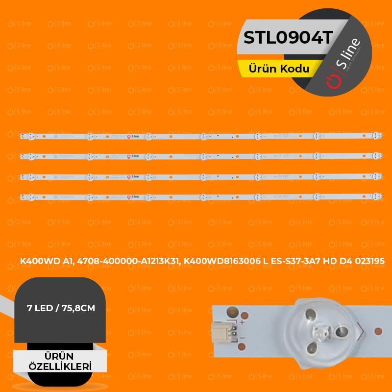 K400WD A1,4708-400000-A1213K31,K400WD8163006 L ES-S37-3A7 HD D4 023195 Tv Ledi