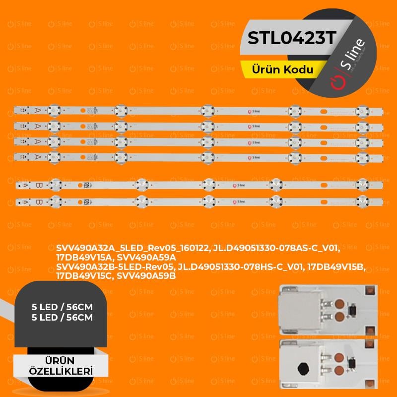 HILEVEL VESTEL SVV490A32A_5LED REV05- STL1184T AYNI