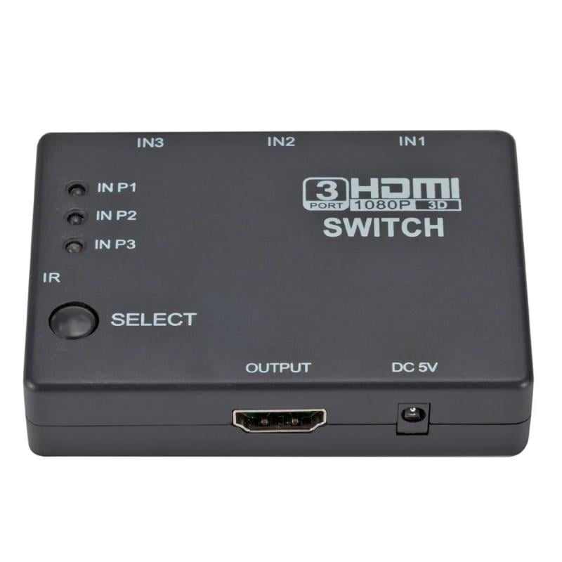 HDMI Switch 3 Giriş 1 Çıkış Kumandalı