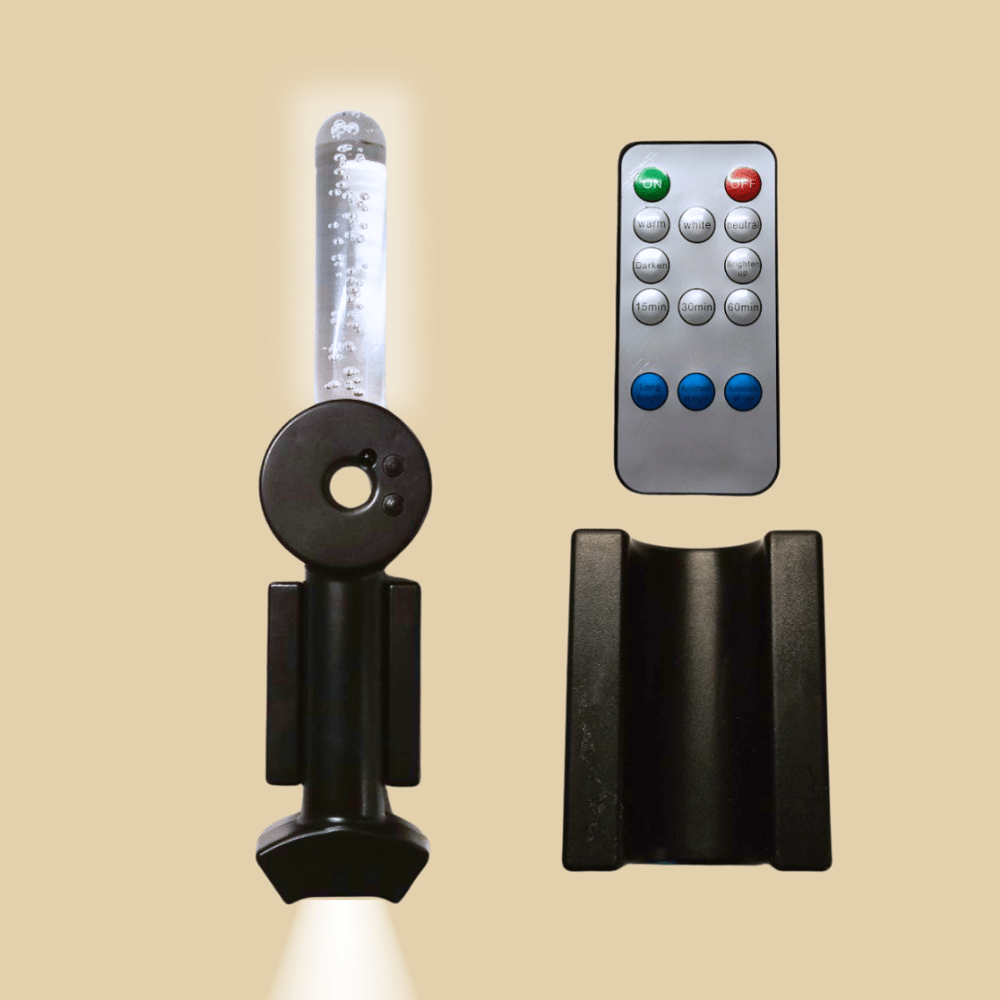 LEDX Çok Fonksiyonlu Duvar Apliği – Kumandalı, USB Şarjlı