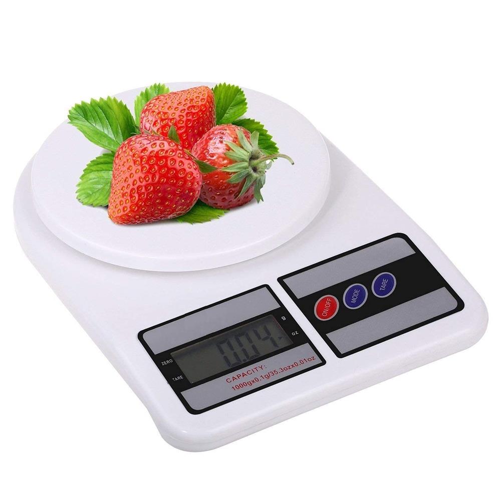 Dijital Mutfak Tartısı (LCD Ekranlı, 10KG Kapasiteli, Hassas Ölçüm)
