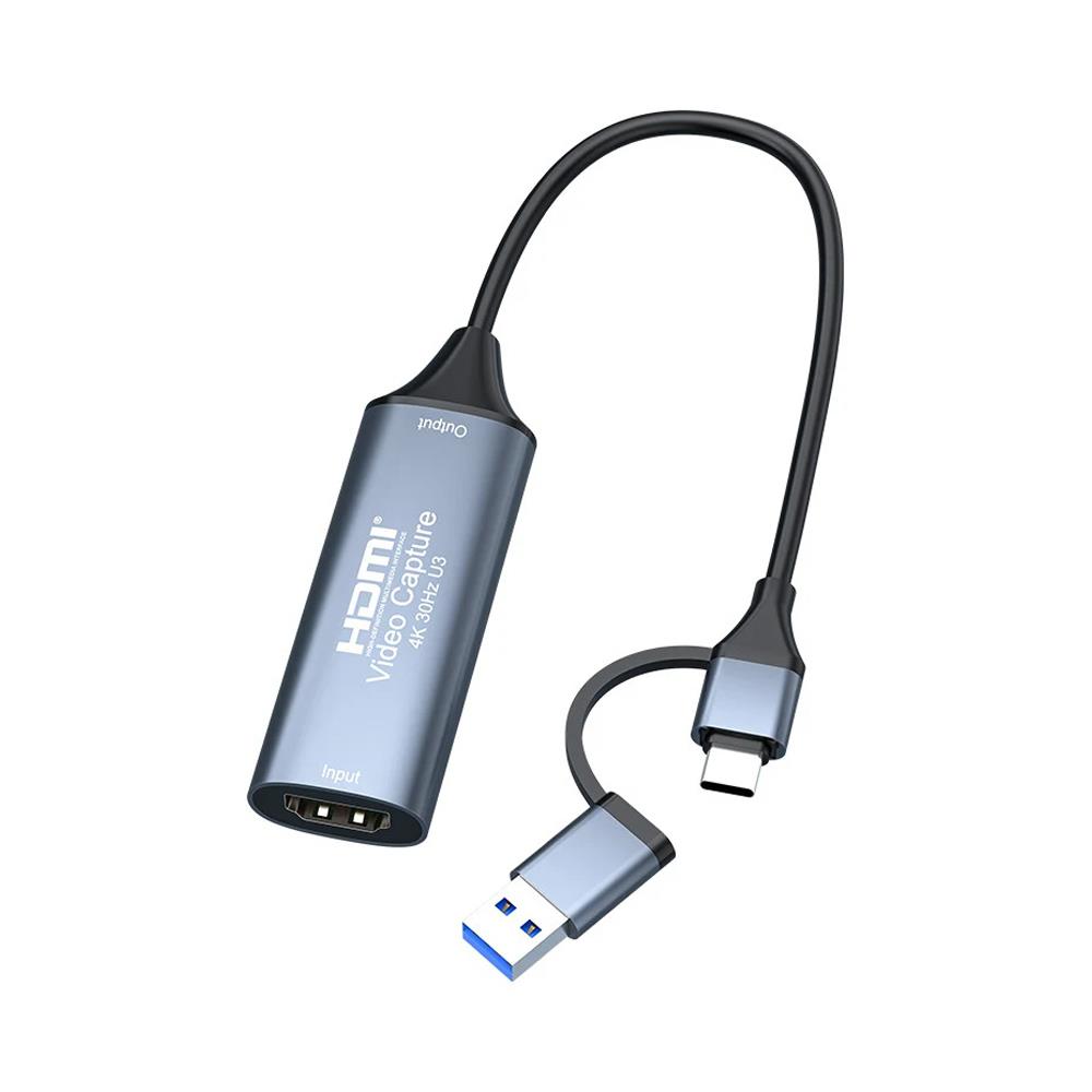 HDMI Video Capture Kartı (4K 30Hz, USB 3.0 & Type-C)