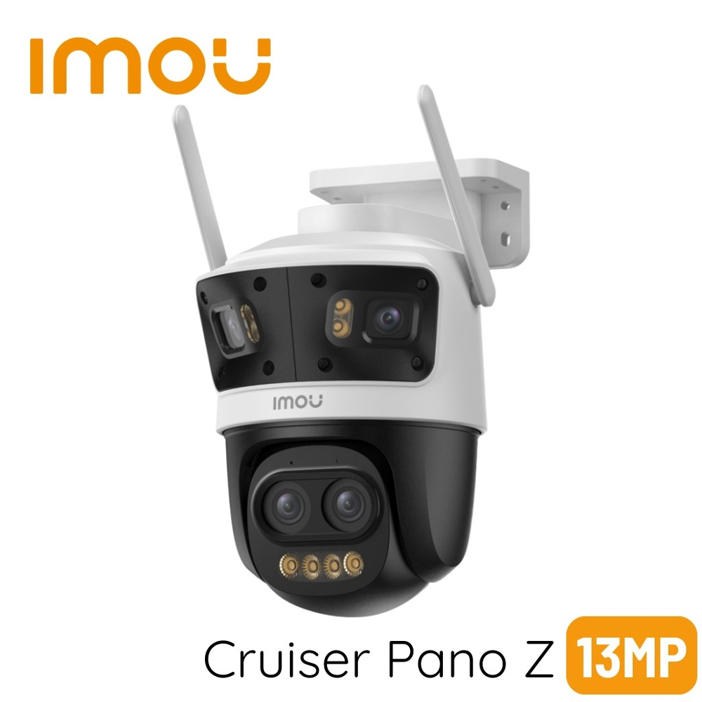 IMOU Cruiser Pano Z 13MP Quad Lens Sesli Pan Tilt Kablosuz IP POE Kamera