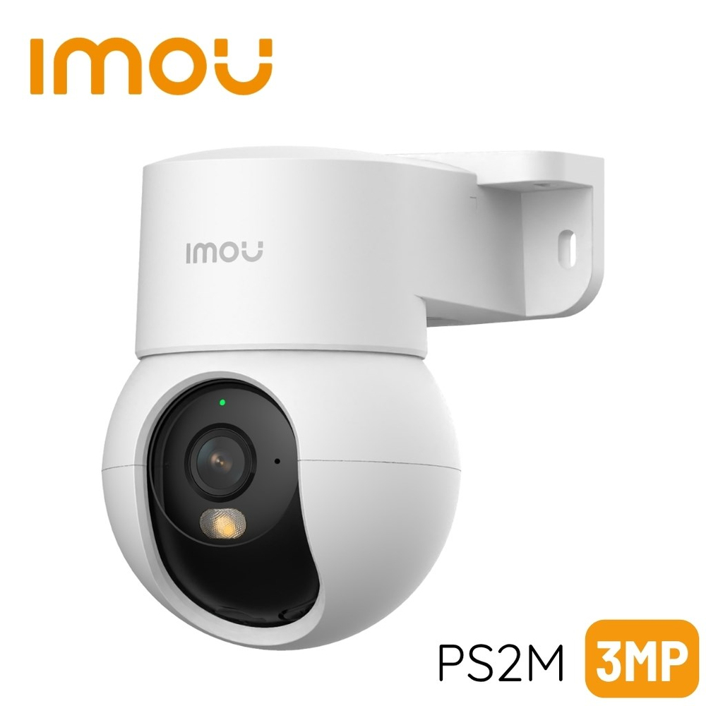 IMOU Ranger PS2M 3MP 2.8mm Sesli Smart IR 15M Renkli PT IP POE Kamera