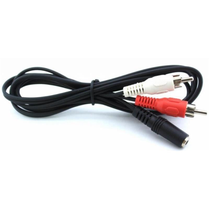 OEM 2RCA Erkek-3,5mm Stereo Dişi 1,5 metre