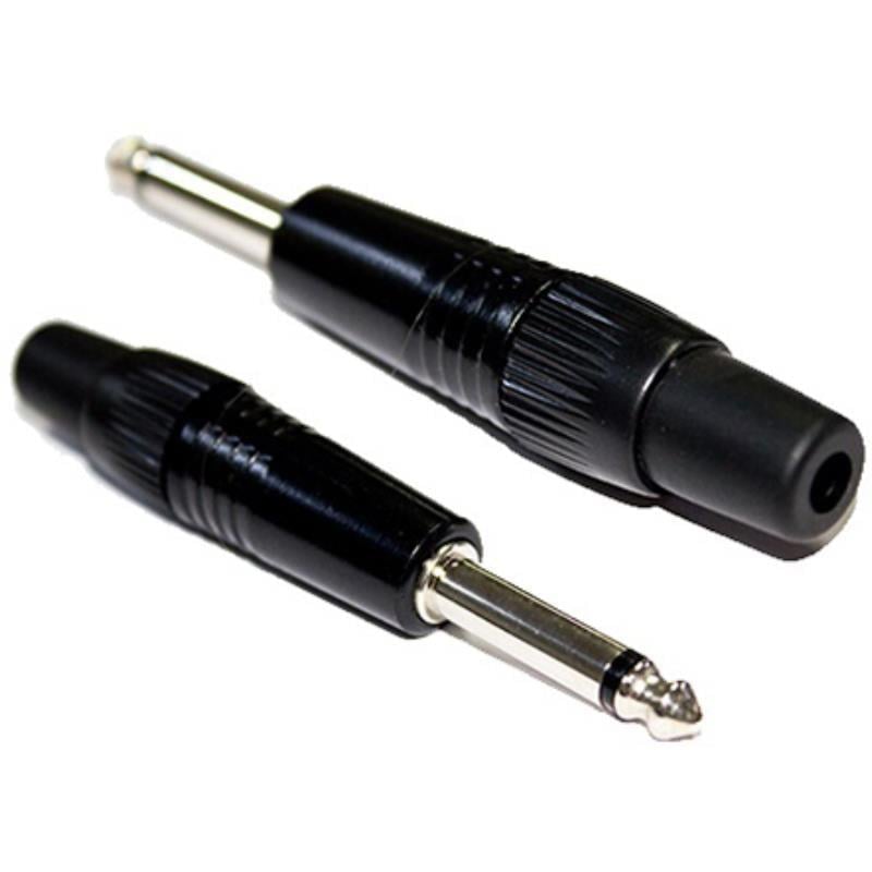 OEM 6.3mm Notrix Metal Mono Jack Siyah