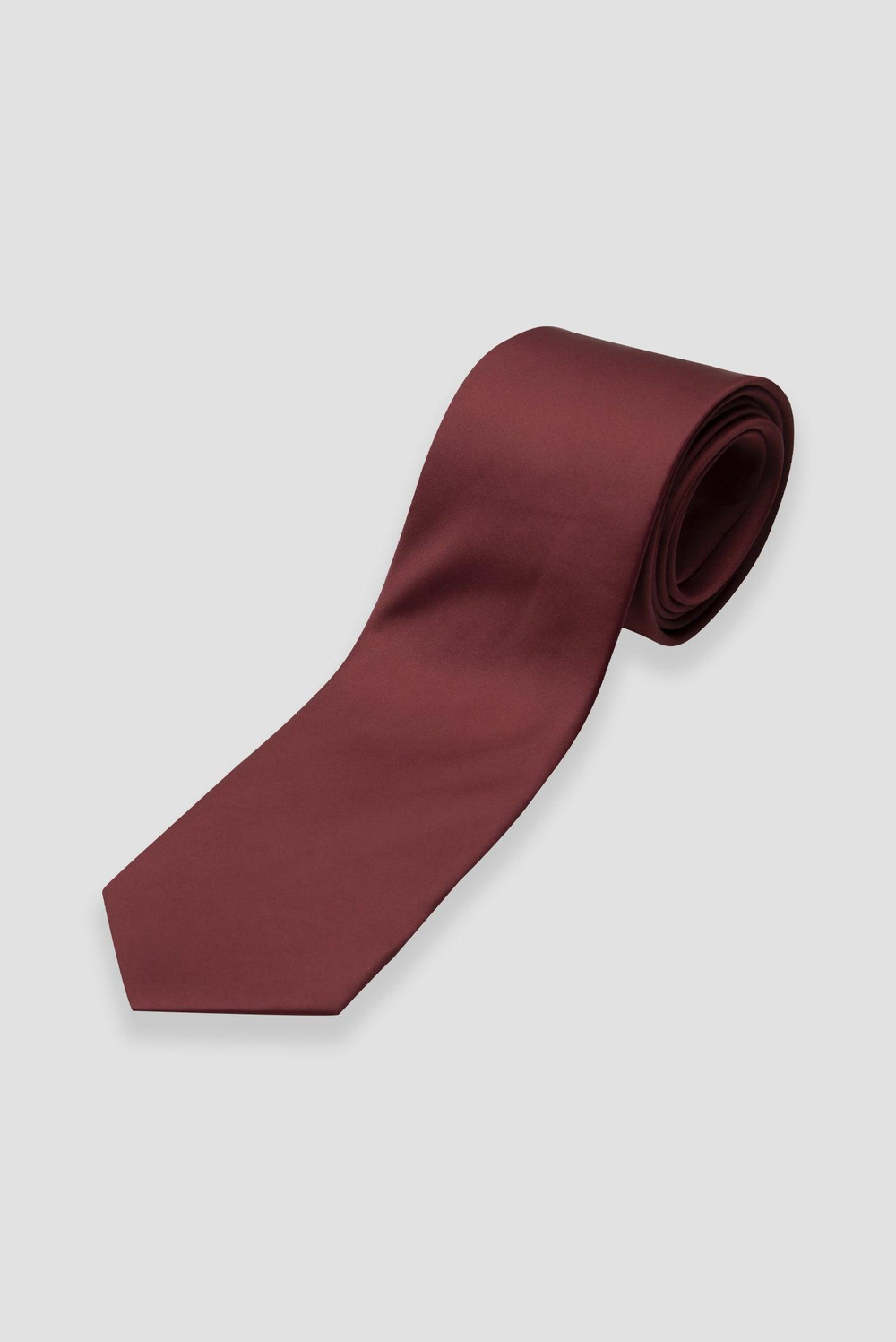 Abbate Kravat 8 cm Mikrofiber Polyester Kırmızı Erkek Düz Kravat