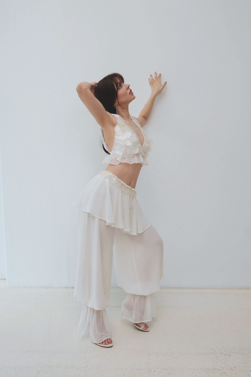 Nacre Volan Pantolon