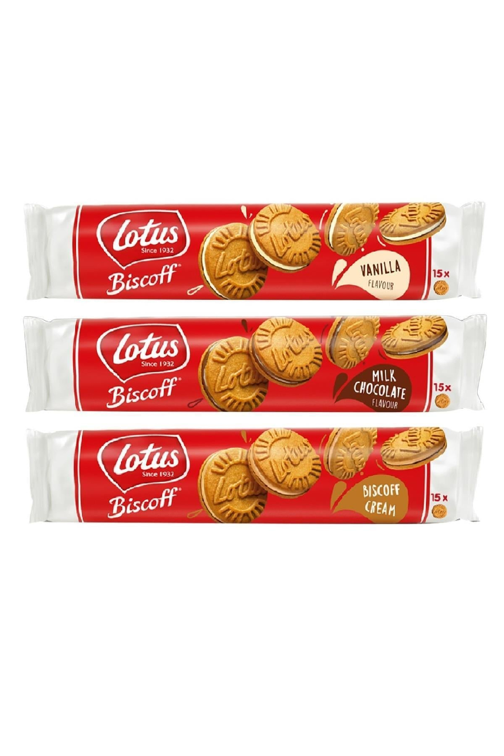 BISCOFF SANDWICH BISCOFF VANİLYALI + CREAM SÜRÜLEBİLİR KREMALI + ÇİKOLATA KREMALI BİSKÜVİ 150