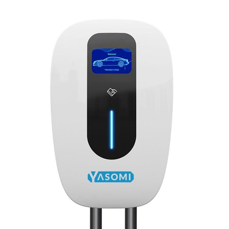 Duvar Tipi Elektrikli Araç Şarj Cihazı 22Kw Beyaz