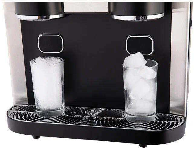 Yasomi Coolmaster ZBS15 3in1 Küp & Kırılmış Buz, Soğuk Su LCD Dokunmatik Inox Gövde 2l Tanklı Buz Makinesi
