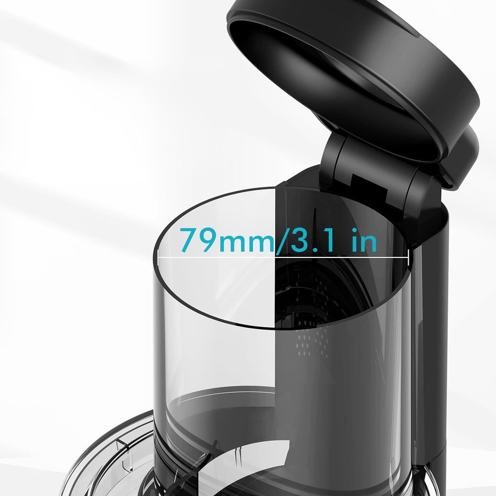 Yasomi FruitForce 8 Segment 180W Katı Meyve ve Sebze Sıkacağı (siyah)