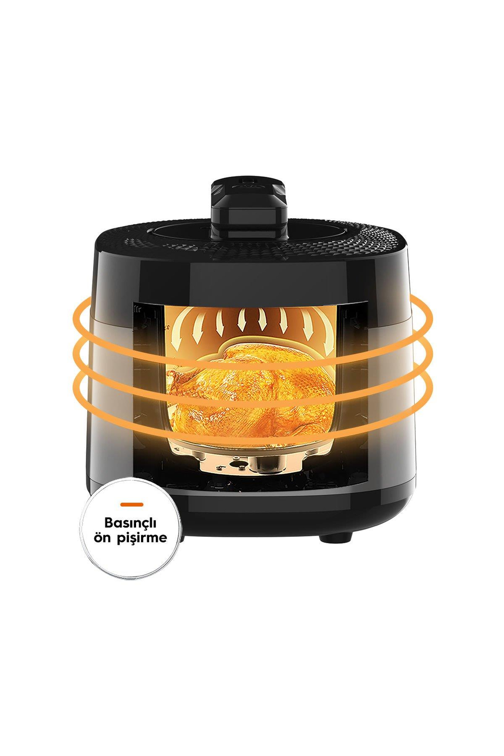 Yasomi Y85 Multi Cooker 2 Si 1 Arada Airfryer Fritöz Ve Elektrikli Düdüklü Tencere