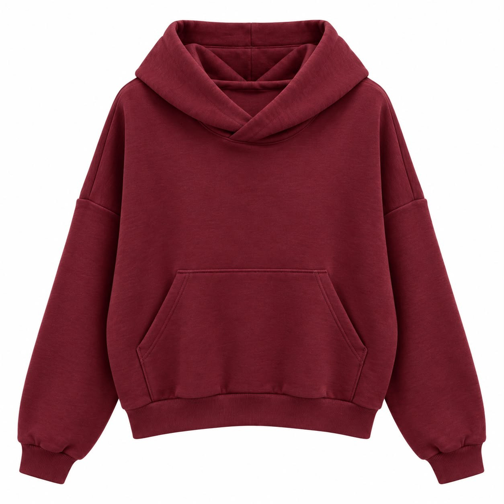 Angel Bordo Arkası Pul Baskılı Sweat