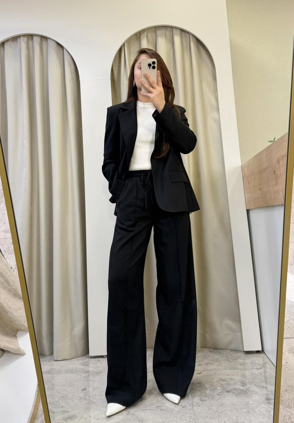 Belina Gömlek Detaylı Blazer Takım