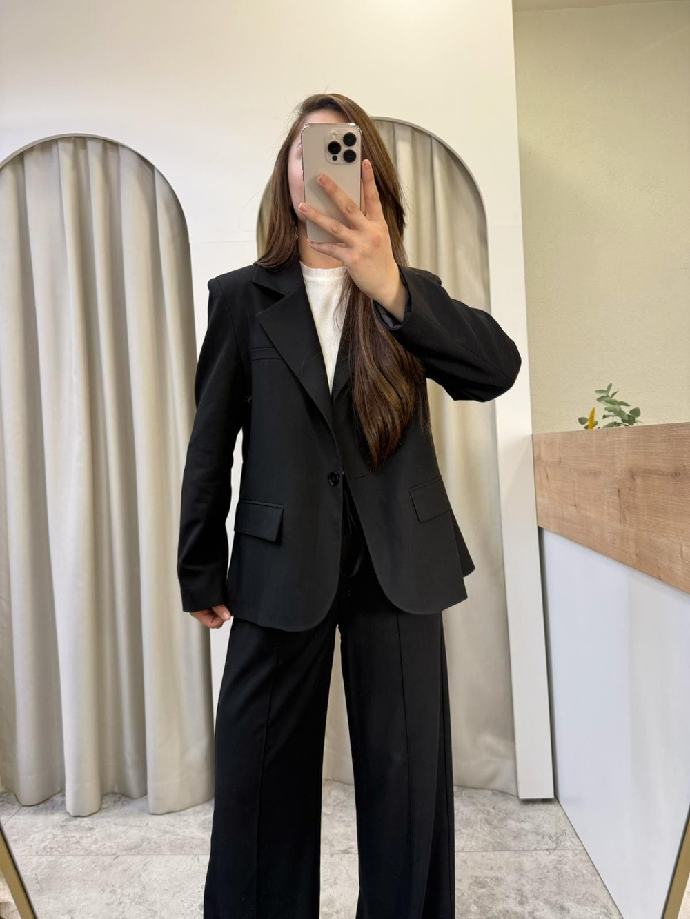 Belina Gömlek Detaylı Blazer Takım
