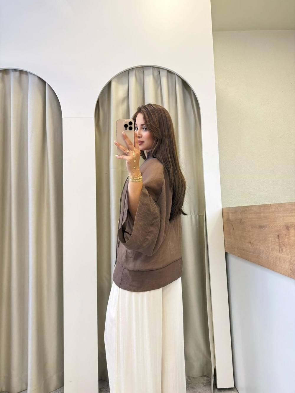 Hammer Kahve Kimono Bluz