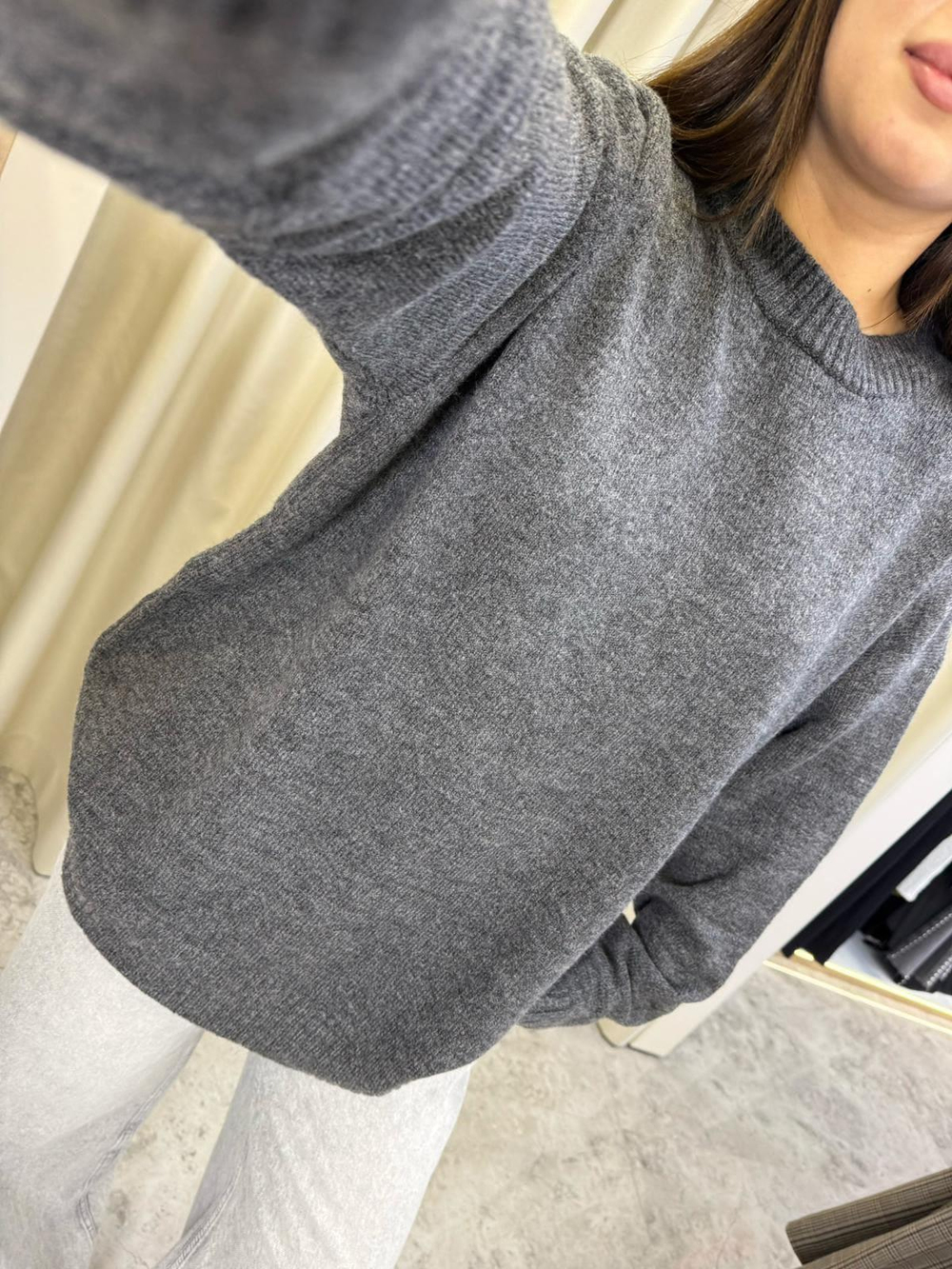 Oversize Pinterest Kazak-GRİ