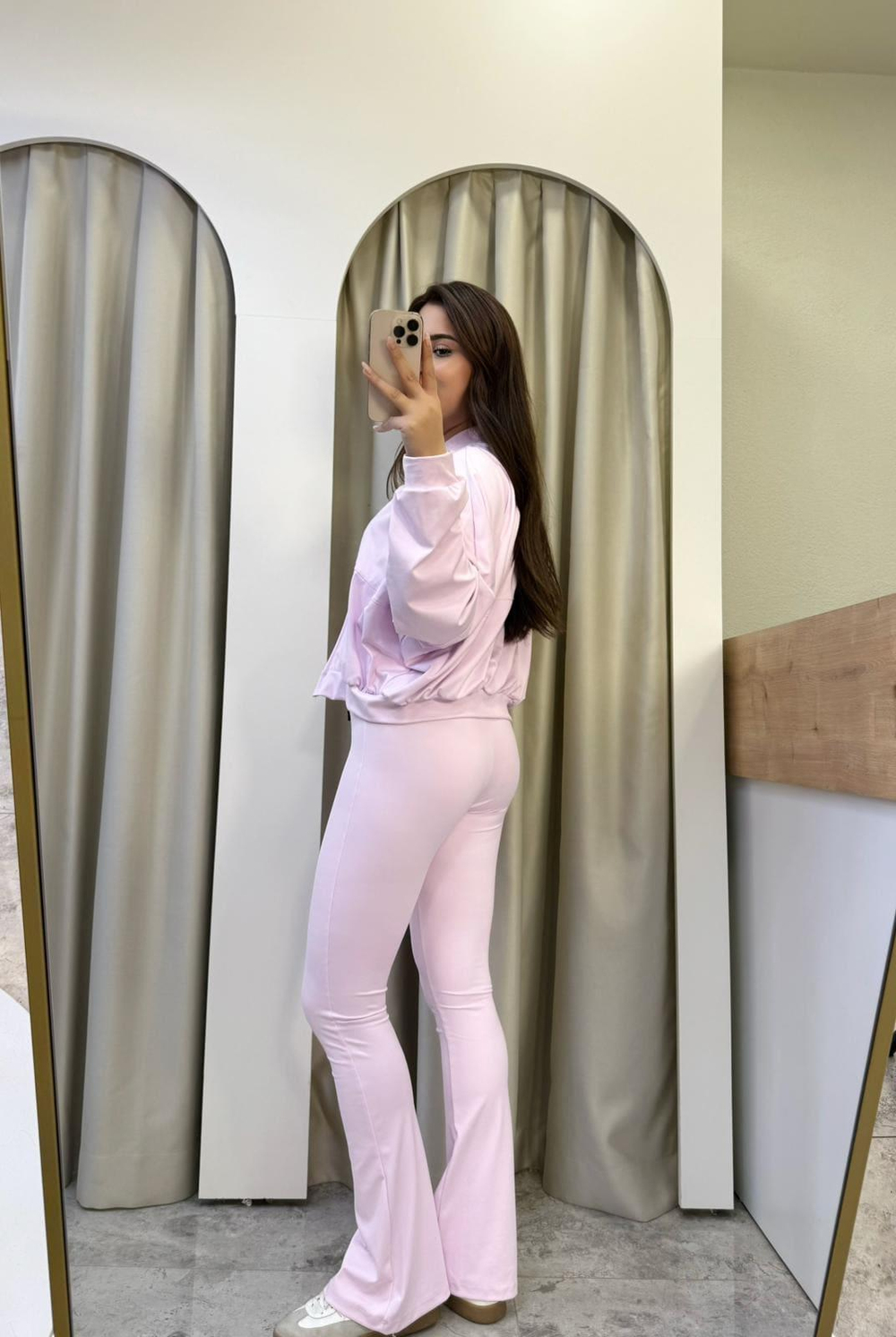 Sacha İspanyol Tayt Ceket Takım Pembe