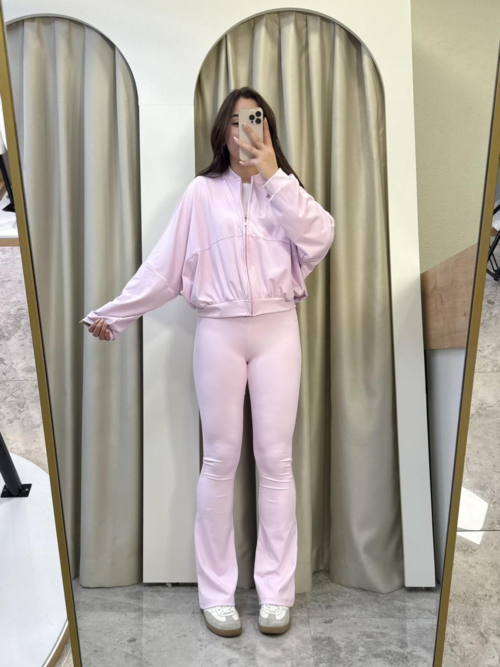 Sacha İspanyol Tayt Ceket Takım Pembe